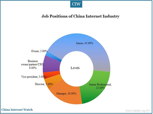 Job Positions of China Internet Industry