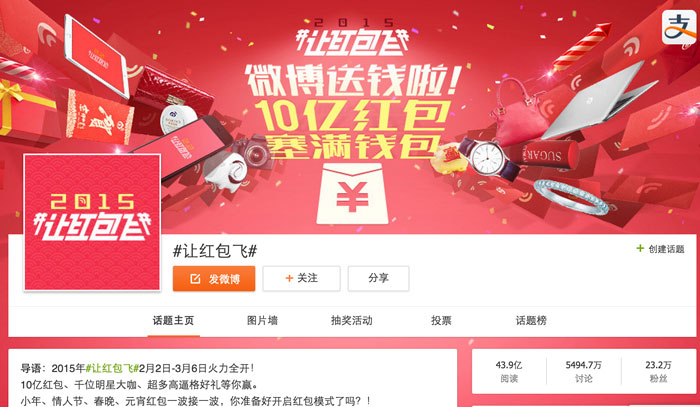 Weibo Hongbao Campaign